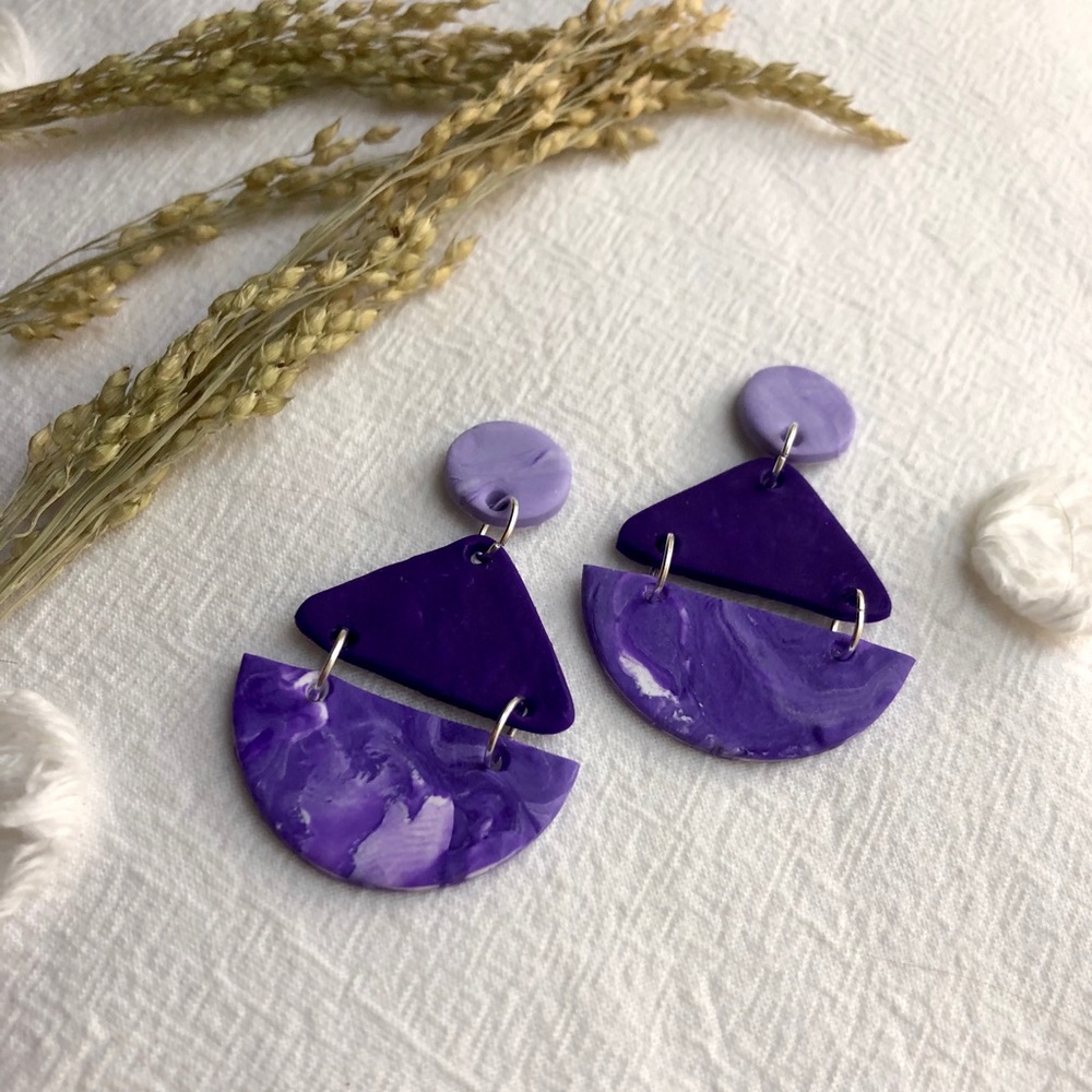 Clay earrings